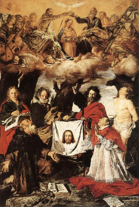 Coronation of the Virgin with Saints  a, SERODINE, Giovanni